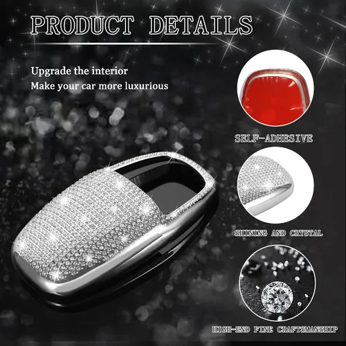 Vista 7 de TOMALL Funda para pomo de palanca de cambios de automóvil compatible con Dodge Charger Challenger Durango Auto Shift Pomo de la palanca de cambios