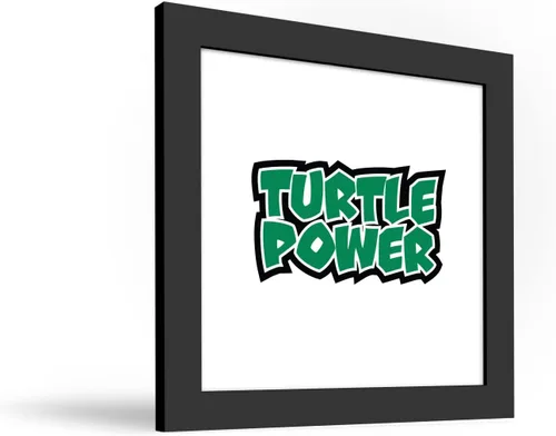 Vista 2 de Trends International Gallery Pops Nickelodeon Teenage Mutant Ninja Turtles - Póster de pared de poder de tortuga, 12 x 12 pulgadas, versión