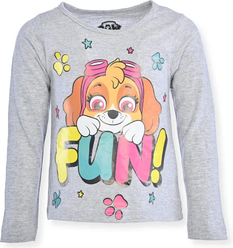 Vista 2 de Paw Patrol Everest and Skye Girls 3 Pack Long Sleeve T-Shirts - BlueGreyPink