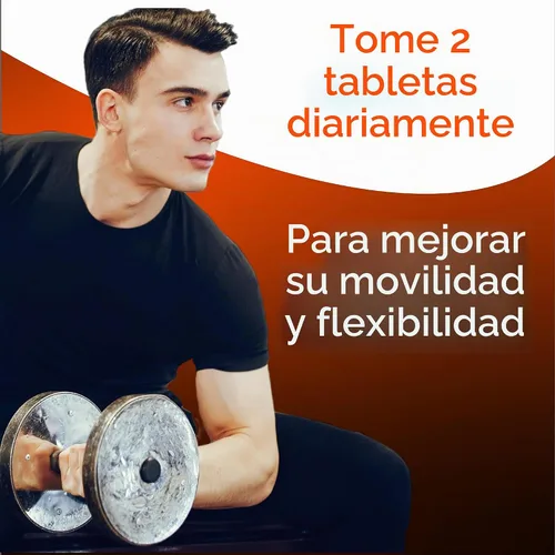 Vista 6 de X RAY Triple Action Suplemento Alimenticio para mejorar la salud de las articulacionescon vitamina D, 60 tabletas