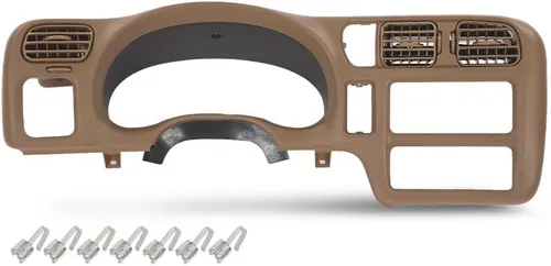 Vista 12 de G-PLUS Borde de bisel del clúster de indicadores Capucha Compatible con Mazda Miata 1990-1993 Reemplazo de bisel del tablero para NA01-55-420B-00
