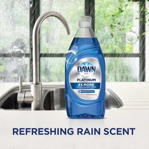 Vista 9 de Dawn Platinum - Jabón líquido para lavavajillas, aroma a lluvia refrescante, 479 ml