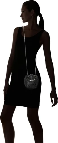 Vista 2 de Jessica McClintock Womens Gwen bola malla Anillo Wristlet Pouch Embrague