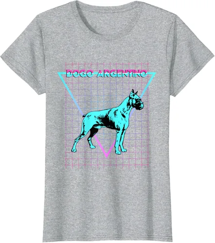Vista 5 de Dogo Argentino - Camiseta con diseño de perro argentino, Negro