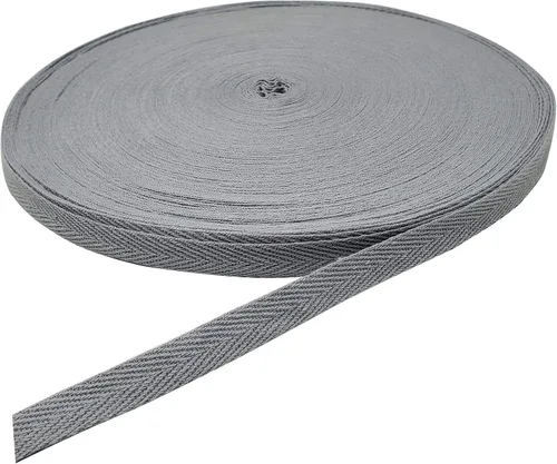 Vista 27 de Cinta de espiga de 50 yardas, cinta de algodón para coser (beige, 1 pulgada) Materiales respetuosos con el medio ambiente, suaves