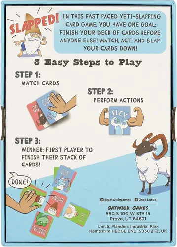 Vista 5 de Yeti Slap - Juego de cartas divertido y competitivo con Yetis, los mejores juegos de cartas para familias, adultos, adolescentes y niños, gran