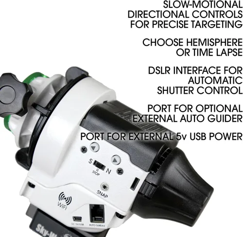 Vista 6 de Sky-Watcher Star Adventurer 2i Pro Pack - Rastreador de cielo nocturno motorizado DSLR con montura ecuatorial para paisajes nocturnos portátiles