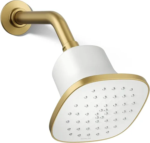 Vista 21 de Kohler 33631-G-BL Cinq™ Ducha redonda de función única con filtro, 1.75 gpm, negro mate