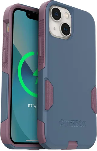 Vista 6 de OtterBox Funda para iPhone 13 mini y iPhone 12 mini Commuter Series, color negro, delgada y resistente, apta para bolsillo, con protección de puerto