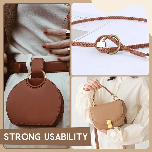 Vista 7 de Kit de 60 anillos de metal para cinturones, pasadores o anillos para macramé, cinturón de campamento, correas de perro, accesorios de sable de luz
