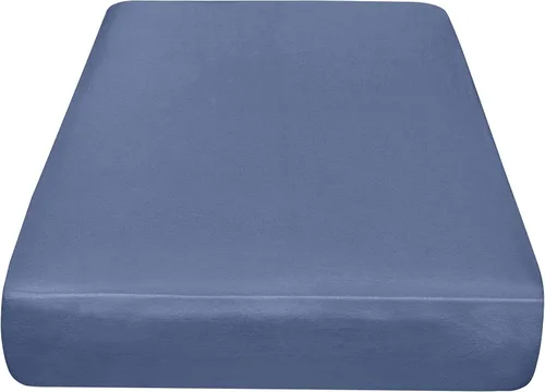 Vista 13 de IDEAhome Sábana bajera ajustable de punto de Jersey de 75 x 33 pulgadas con bolsillo profundo de 8 pulgadas, adecuada para literas, camping, casas