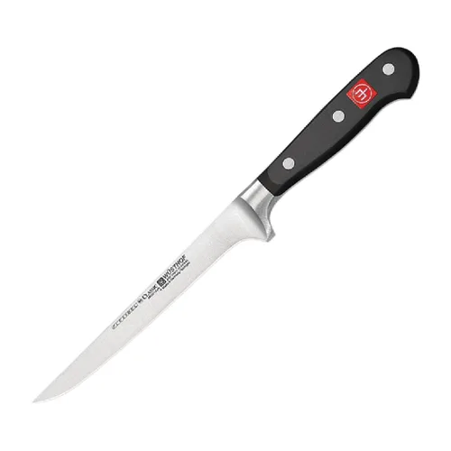 Vista 4 de Wüsthof Cuchillo deshuesador flexible clásico, 6 pulgadas, negro (1040101416)