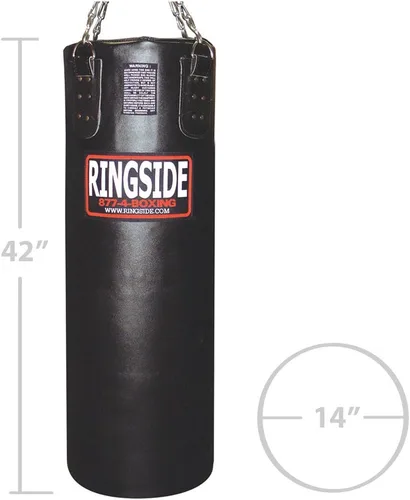 Vista 3 de Ringside – 65 lb. Heavy bag de piel suave relleno