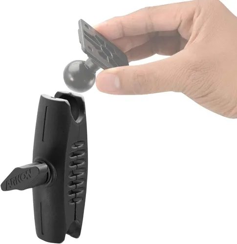 Vista 6 de ARKON Mounts - Base de taladro resistente para tableta y eje de montaje robusto, color negro al por menor (SP-RM250)
