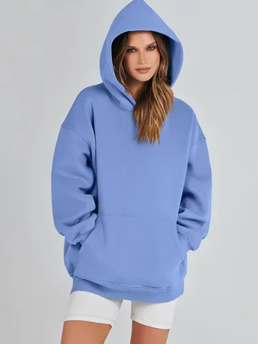 Vista 7 de ANRABESS Womens Oversized Hoodies Fleece Sweatshirts Long Sleeve Hooded Pullover Winter Clothes with Pocket
