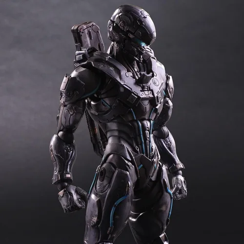 Vista 4 de Square Enix Halo 5: Spartan Locke Play Arts Kai Figura de acción