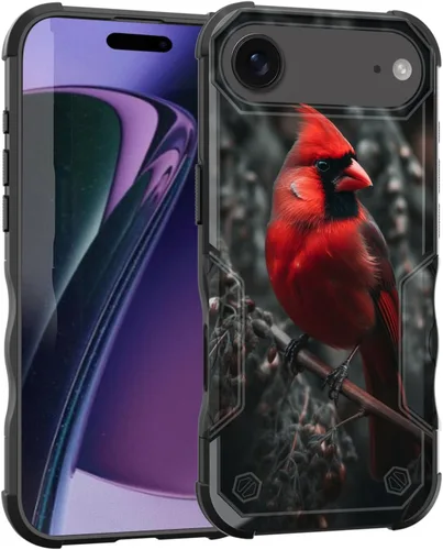 Vista 103 de Funda para iPhone Air, [doble capa] [protección contra caídas de grado militar de 10 pies] Funda resistente a prueba de golpes para iPhone Air