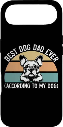 Vista 27 de French Bulldog Lover Best Dog Dad Ever Funny Pet Parent Gift Case for iPhone 17