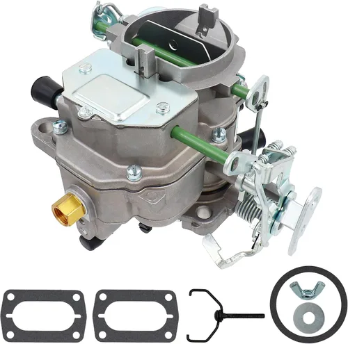 Vista 7 de NENKUTEN Carburador de 2 Barriles para Modelos de Dodge Truck Plymouth 273-318 4.5L 5.2L Motores V8 1966-1973 BBD Obturador Manual de 2BBL con Juntas