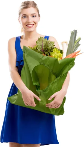 Vista 7 de Bolsas de compras Evohyah reutilizables para comestibles, Biggreen