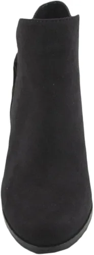 Vista 3 de Soda- Botines de tacón grueso con borla y zíper para mujer