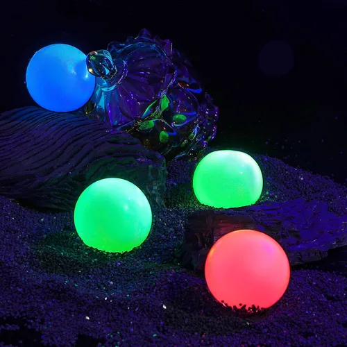 Vista 5 de Skylety 8 Pcs Glow in the Dark Sticky Balls for Ceiling, 1.8 Inch