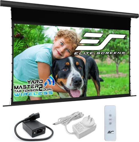 Vista 12 de Elite Screens Yard Master Wireless, 125 pulgadas Diag. Pantalla de proyector motorizada para exteriores 16:9, batería de iones de litio recargable