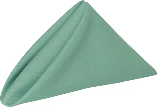 Vista 11 de Ultimate Textile, servilletas de poliéster (17 x 17 pulgadas), 1 Docena., Poliéster & Mezcla de poliéster, Verde ácido, 1 Docena