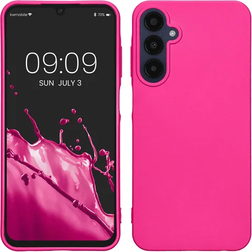Vista 125 de kwmobile Funda compatible con Samsung Galaxy A12 - Funda protectora de silicona TPU suave y delgada - Azul Báltico