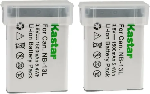 Vista 4 de Kastar Paquete de 1 batería NB-13L de 3.6 V 1500 mAh de repuesto para Canon PowerShot SX720 HS, PowerShot SX730 HS, PowerShot SX740 HS, G1 X Mark