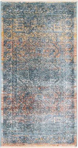Vista 3 de Unique Loom Newport Collection - Alfombra Kingscote (2' x 3' 11" Runner, Multi/ Marfil)