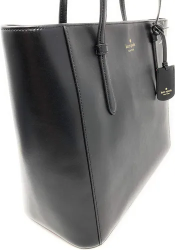 Vista 3 de kate spade new york Schuyler Bolso de hombro mediano de cuero negro 001, Negro
