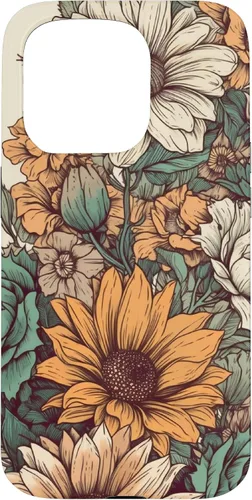 Vista 14 de Western Boho Leopard Sunflowers Cactus Funda Rodeo Cowgirl para iPhone 17