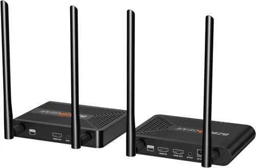 Vista 4 de BZBGEAR 4K 60Hz UHD HDMI 2.0 Receptor/Trasmitter Extensor Kit de hasta 164 pies BG-AIR4KAST