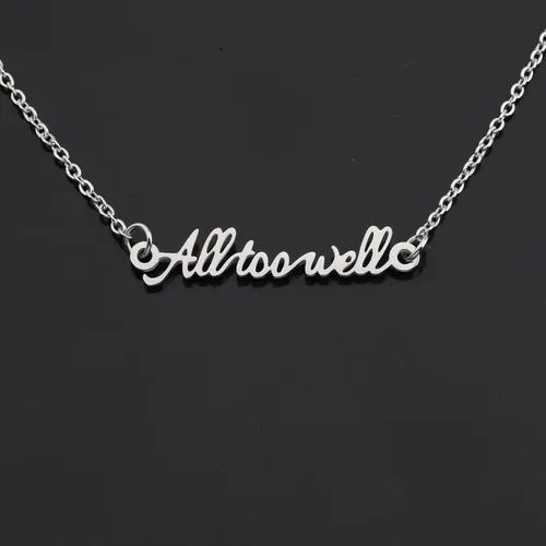 Vista 3 de PENQI Collar inspirado en cantantes, regalo para fanáticos de la música, regalo para cantantes, amantes de la música, regalo de canción, joyería