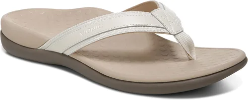 Vista 17 de Vionic sandalias tipo flats para mujer Cuero Camo Negro
