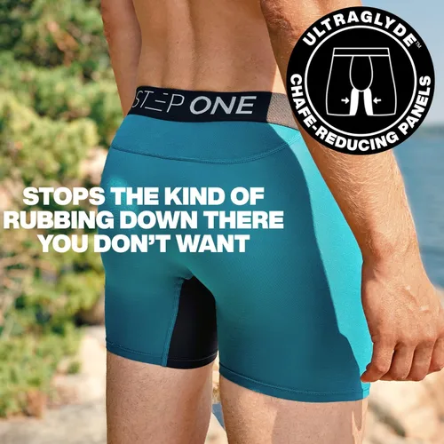 Vista 4 de STEP ONE Mens Underwear Trunk Briefs - Underwear for Men, Moisture-Wicking, 3D Pouch + No Ride Up Trunk Briefs for Men