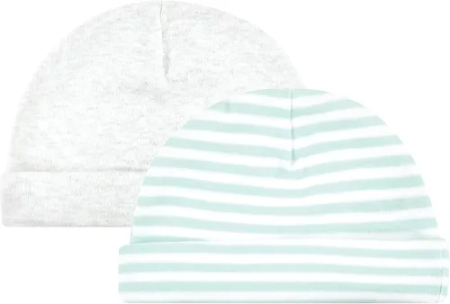 Vista 6 de Hudson Baby baby-girls Cotton Cap and Scratch Mitten Set