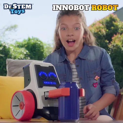 Vista 8 de Dr. STEM Toys Innobot - Robot de codificación Kit de ciencia robótica para niños de 8 años en adelante Compatible con Bluetooth, fácil