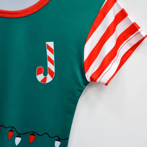 Vista 4 de VARWANEO Vestidos de disfraz de Navidad para niñas, vestido de fiesta de cosplay de Navidad de princesa