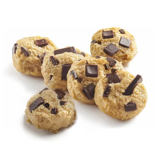 Vista 17 de David's Cookies - Masa congelada de galletas con trozos de chocolate y avena con pasas, premoldeada, 96