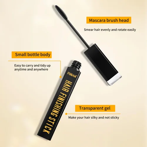 Vista 2 de FUNAN Barra de Acabado para el Cabello, Stick para Cabello con Frizz, Crema para Cabello Quebradizo Pequeño, No Grasoso y No Pegajoso Negro