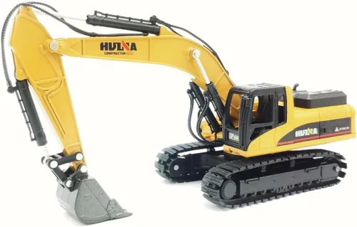 Vista 13 de Bulldozer - Juguetes para niños, cargador de metal resistente, juguete de arena/playa con brazo funcional y cubo, realista, perfecto para caja