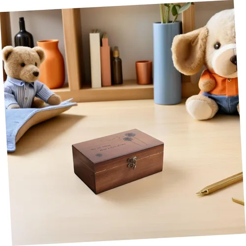 Vista 3 de Happyyami Titular de la joyería de madera y artículos diversos contenedor de almacenamiento
