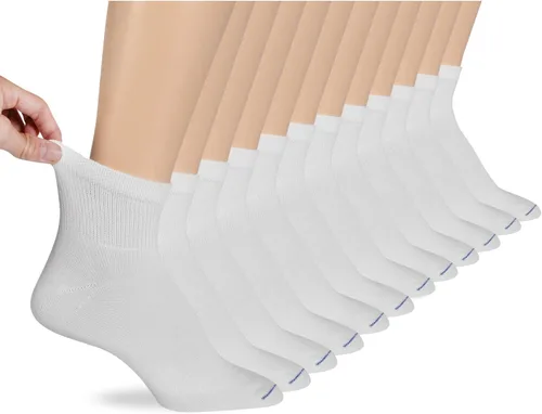 Vista 27 de Dr. Scholl's Calcetines circuladores y diabetes para mujer – Paquetes de 4, 6 y 12 pares – Control de la humedad no vinculante