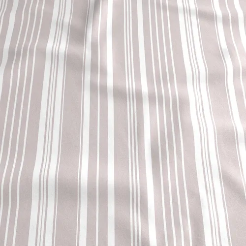 Vista 2 de Great Bay Home Juego de sábanas tamaño individual de microfibra - Sábanas de 3 piezas a rayas moradas - Ropa de cama de microfibra ultrasuave