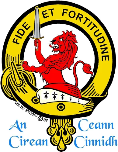 Vista 2 de Farquharson Scottish Clan Crest Badge Sporran
