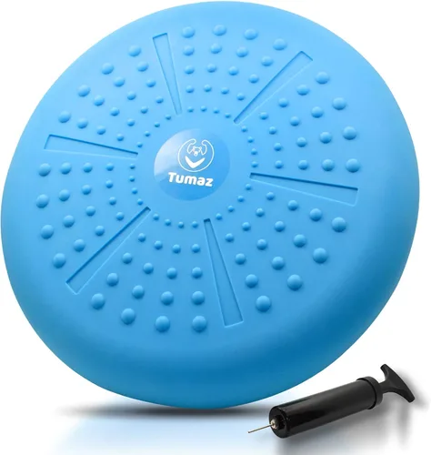 Vista 15 de Cojín Tambaleante Tumaz - Asiento Móvil para Mejorar la Postura al Sentarse y Mantenerse Concentrado para Niños con Necesidades Sensoriales, Disco