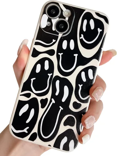 Vista 38 de Bonita funda divertida para teléfono compatible con iPhone 11, fundas femeninas de silicona líquida, goma de gel suave de dibujos animados, forro