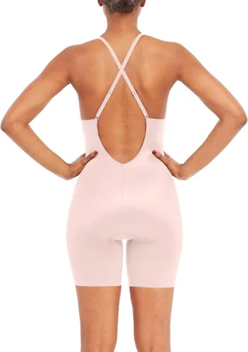Vista 3 de SPANX SPANXshape se adapta a tu elegante body de espalda baja a la mitad del muslo, cómodo de una pieza, compresión media, sin costuras